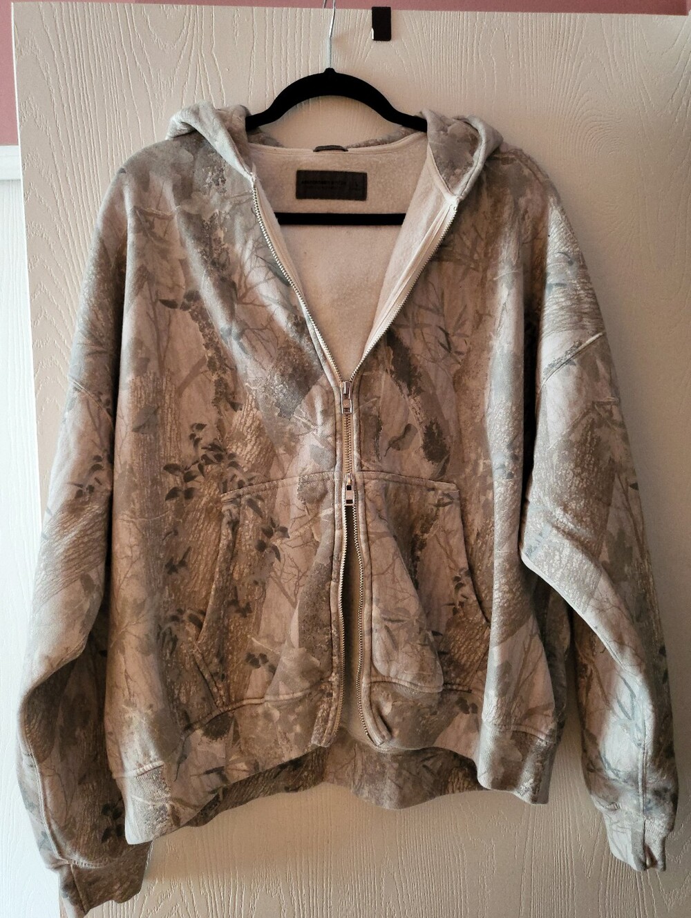 Abercrombie & Fitch Double Zip Camo Hoodie